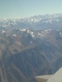 View of Cordillera flying into Santiago