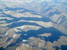 cordillera- flight to Santiago from La Serena