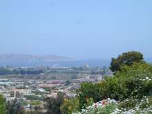 View across La Serena to Coquimbo