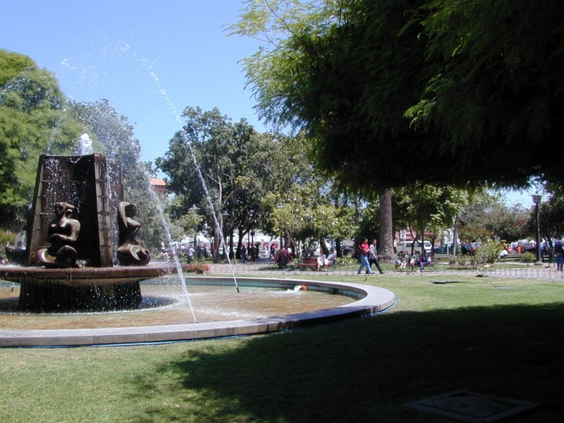 Fountain on Plaza de Armas, La Serena, Coquimbo Region, Chile, South  America Stock Photo - Alamy