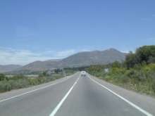 Driving up Elqui Valley