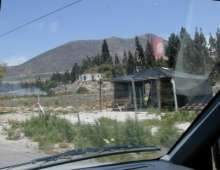 Driving up Elqui Valley