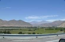 Elqui Valley above the dam