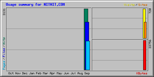 Usage summary for NITWIT.COM